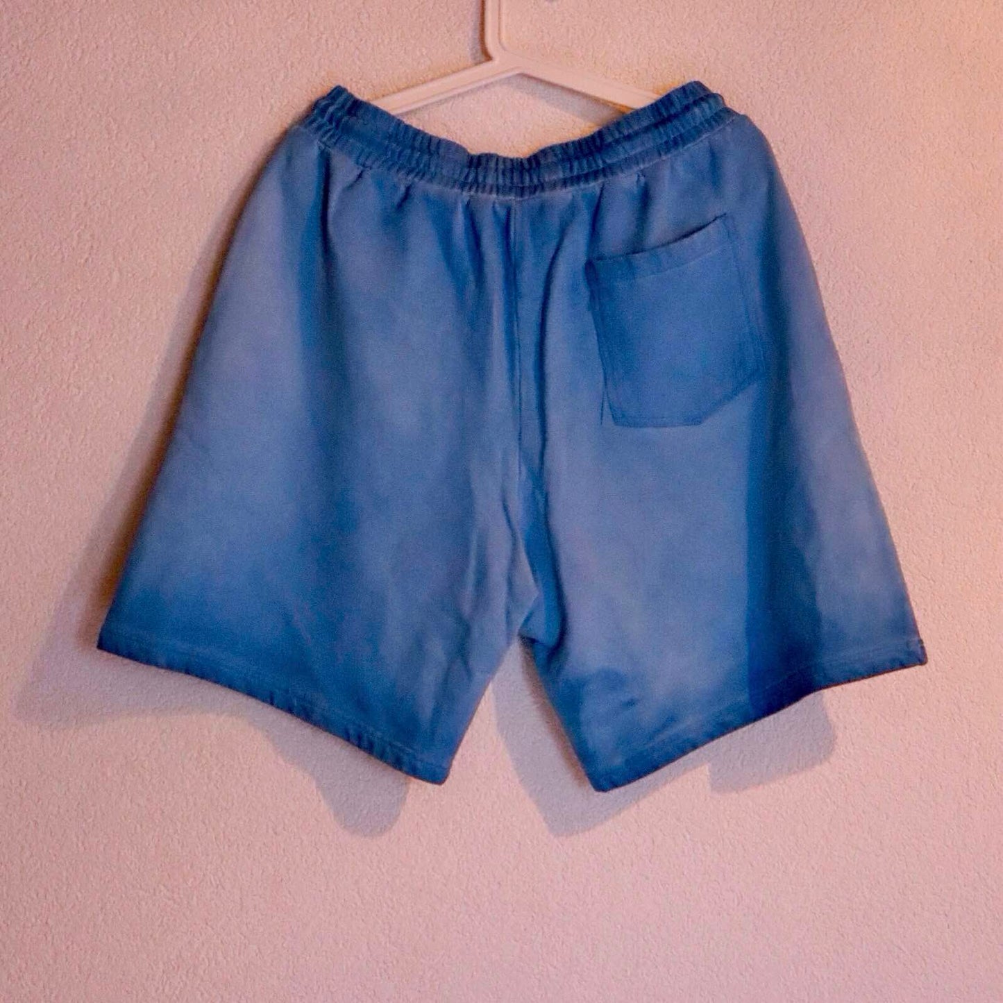 gtsalpina morning lake blue unisex shorts, simple design, breathable comfort, summer essential