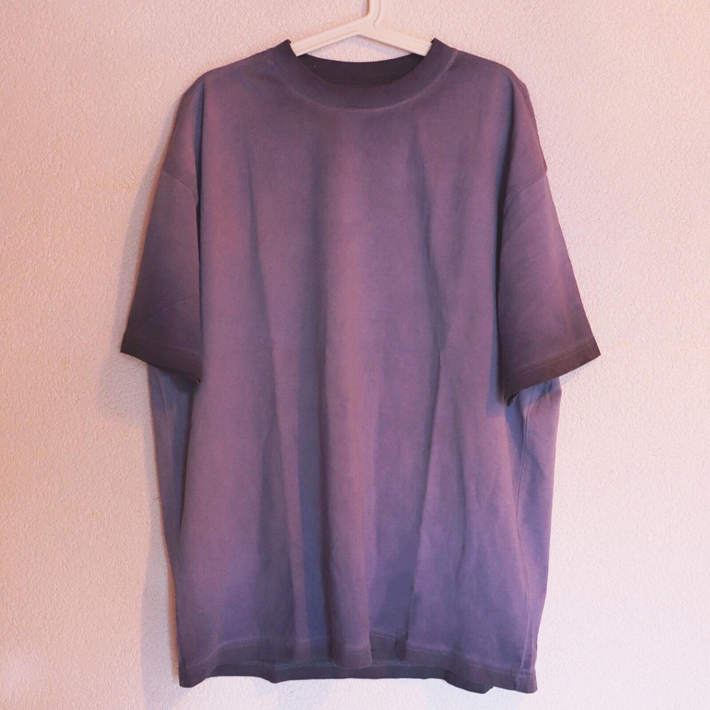 gtsalpina unisex cotton t-shirt purple Twilight Plum, oversized breathable summer wear